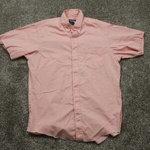 vintage Wrangler Shirt Men's 16.5-34 Cowboy Cut Regular‎ Fit Pink Horse Logo usa